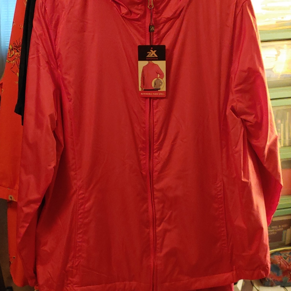 Zeroxposure Reversible rain Shell.  Large. SALE  SALE